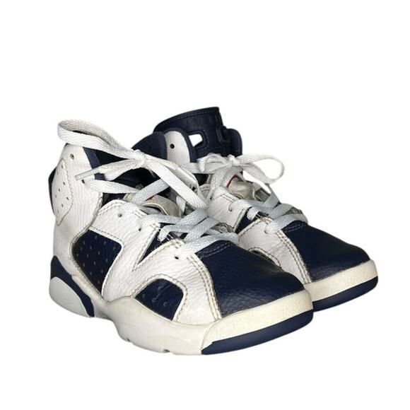 Nike Air Jordan Little Kid's 6 Retro White/Varsity Red DV3605-164 Size 11C - Picture 3 of 6